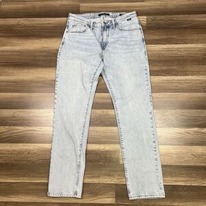 Mavi Jeans Mens 32x32 Blue Marcus Slim Straight Mid Rise Light Wash Denim